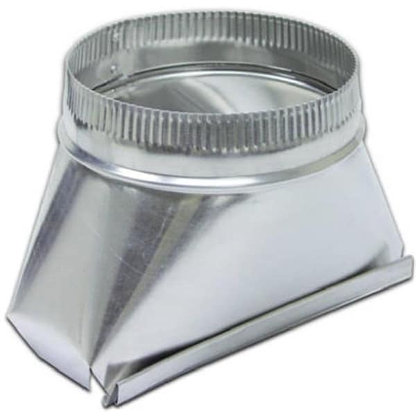 Lambro Industries Inc Lambro 121IND 5 in. Round Aluminum Transition Fitting 753376 - main